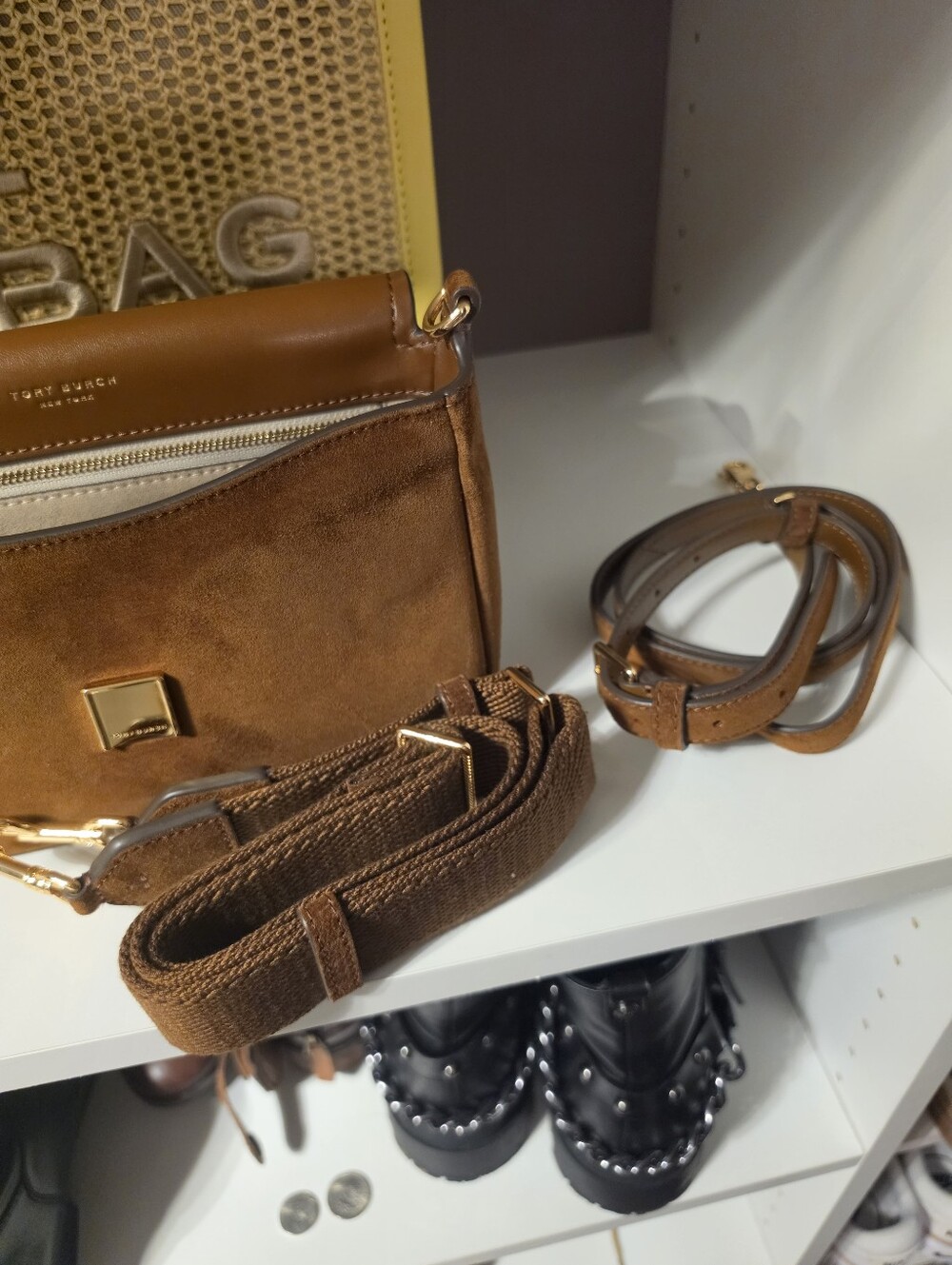 Tory Burch Suede Crossbody - Picture 4 of 9
